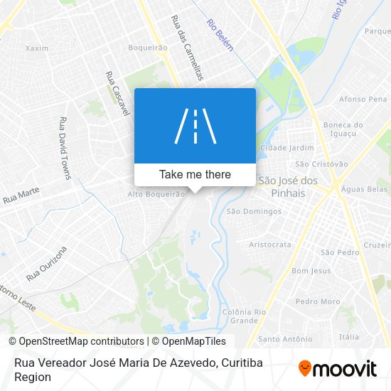 Rua Vereador José Maria De Azevedo map