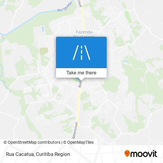 Rua Cacatua map