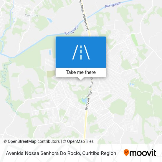 Avenida Nossa Senhora Do Rocio map