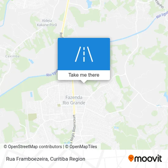 Rua Framboezeira map