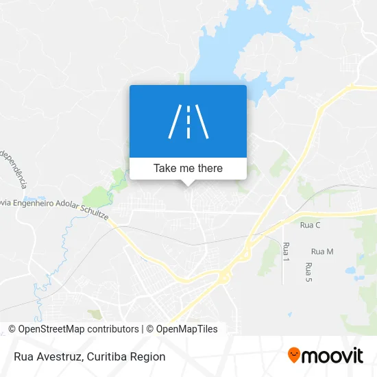 Rua Avestruz map