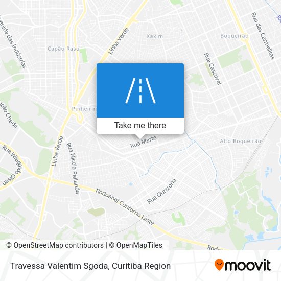 Travessa Valentim Sgoda map