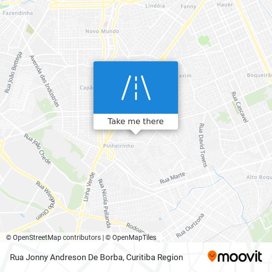 Rua Jonny Andreson De Borba map