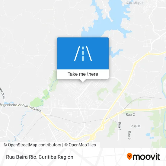 Rua Beira Rio map