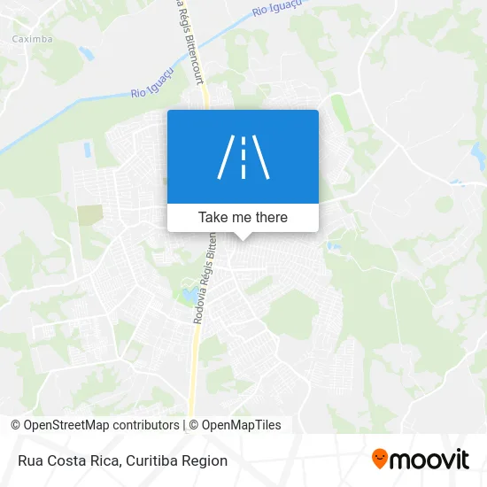 Rua Costa Rica map