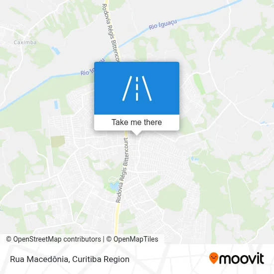 Rua Macedônia map