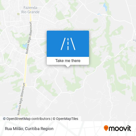 Rua Milão map