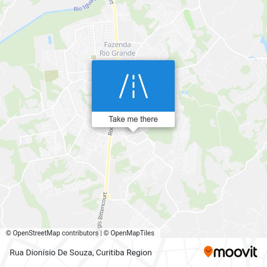 Rua Dionísio De Souza map