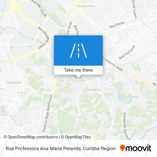 Rua Professora Ana Maria Pelanda map