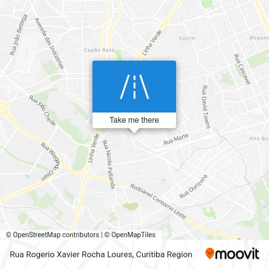 Rua Rogerio Xavier Rocha Loures map