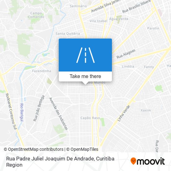 Mapa Rua Padre Juliel Joaquim De Andrade