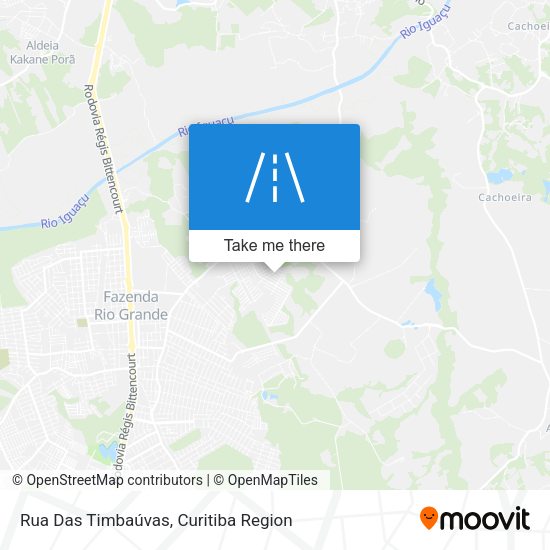 Rua Das Timbaúvas map