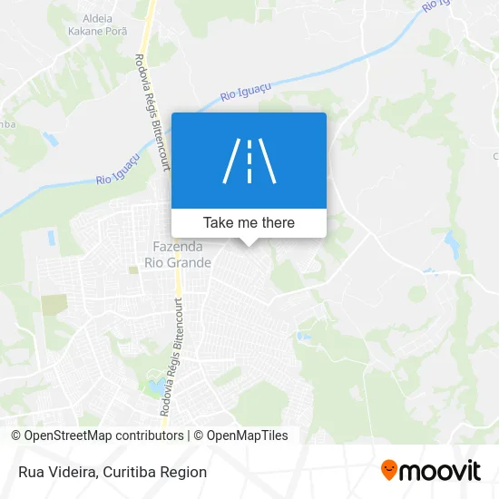 Rua Videira map