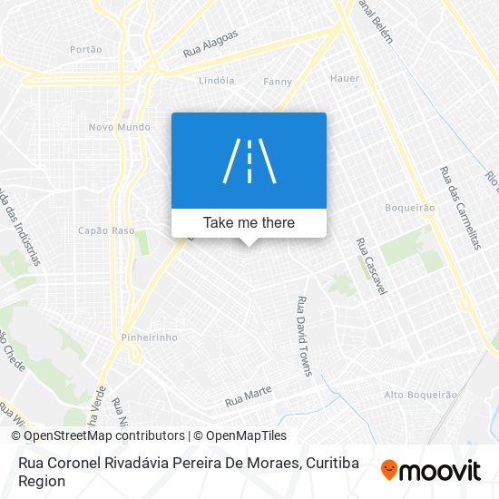 Rua Coronel Rivadávia Pereira De Moraes map