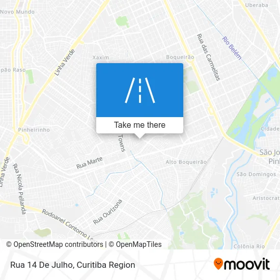 Rua 14 De Julho map