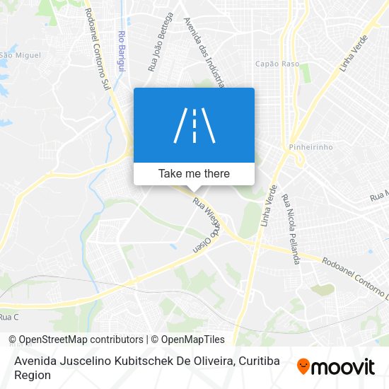 Avenida Juscelino Kubitschek De Oliveira map