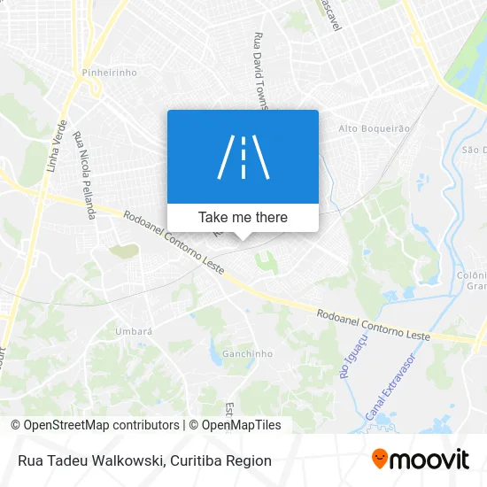 Rua Tadeu Walkowski map