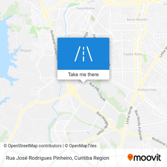 Rua José Rodrigues Pinheiro map