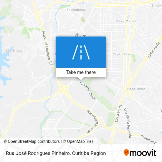 Rua José Rodrigues Pinheiro map