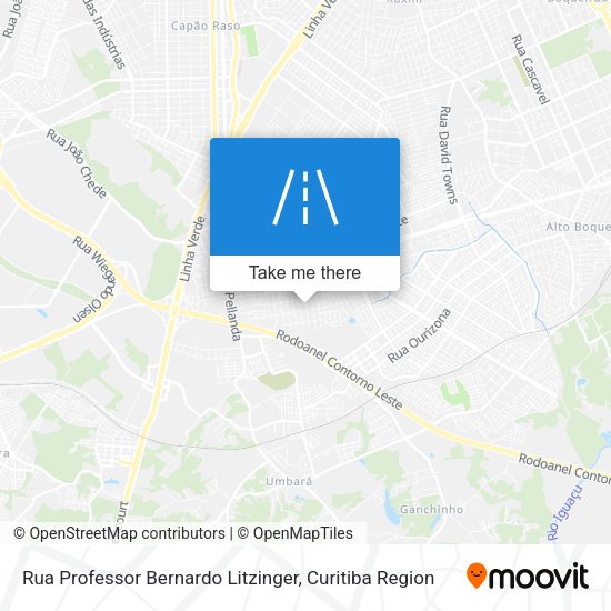 Rua Professor Bernardo Litzinger map