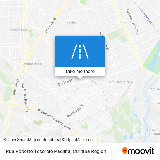Rua Roberto Teserole Padilha map