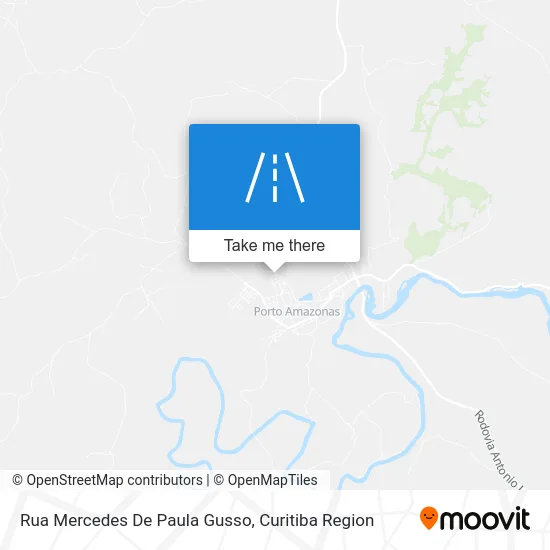 Rua Mercedes De Paula Gusso map