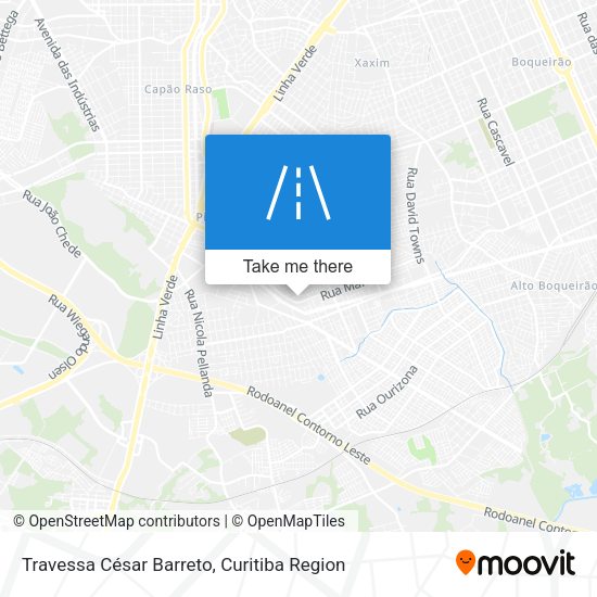 Travessa César Barreto map