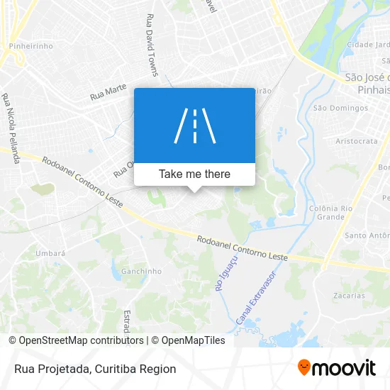 Rua Projetada map
