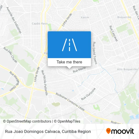 Rua Joao Domingos Calvaca map