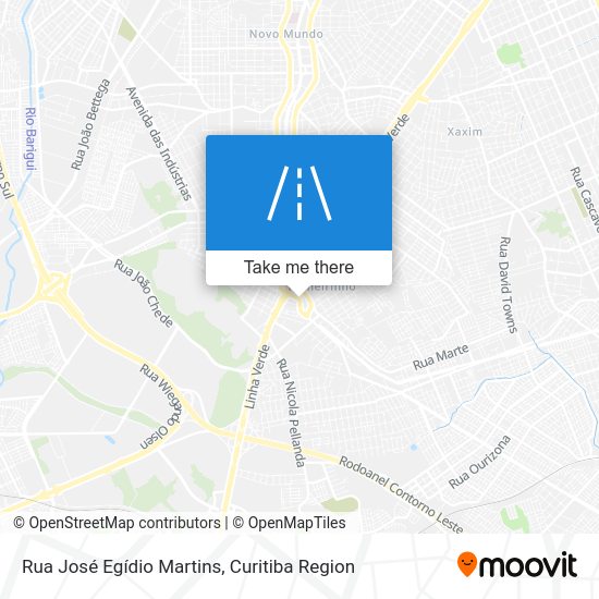 Rua José Egídio Martins map