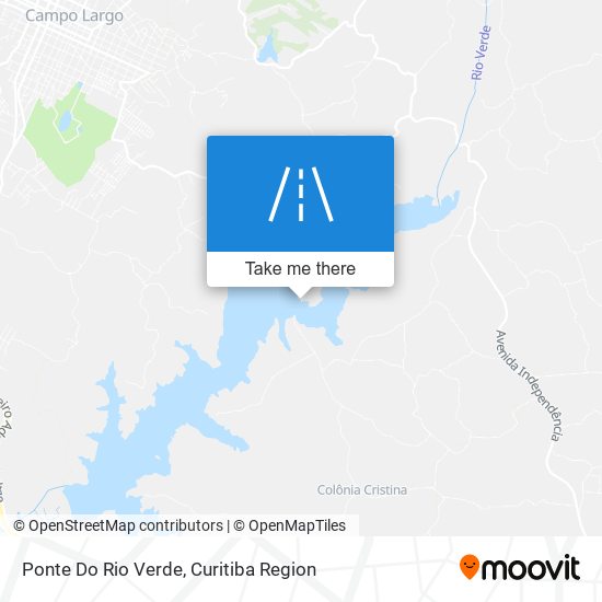 Ponte Do Rio Verde map