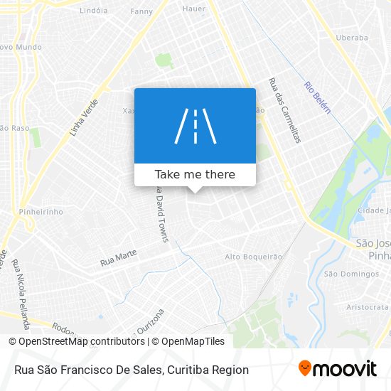 Rua São Francisco De Sales map