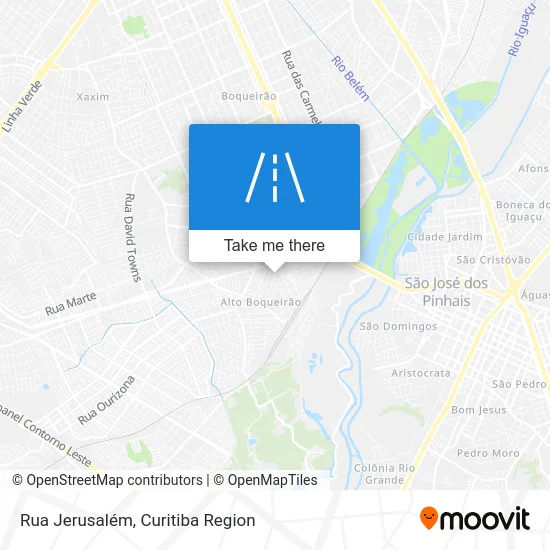 Rua Jerusalém map