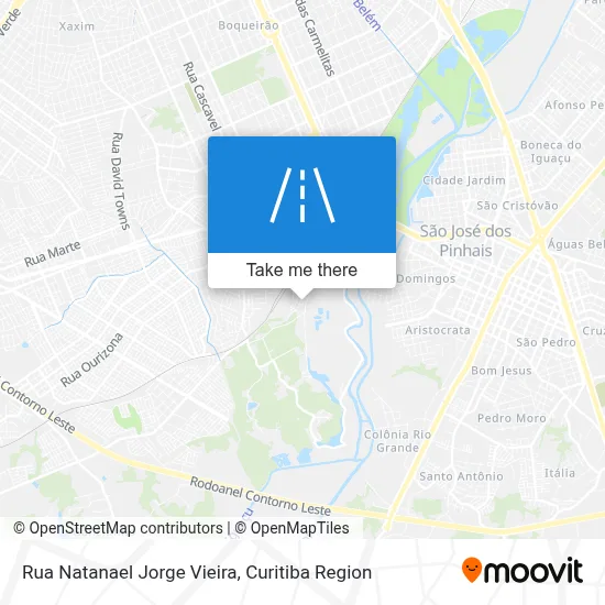 Rua Natanael Jorge Vieira map