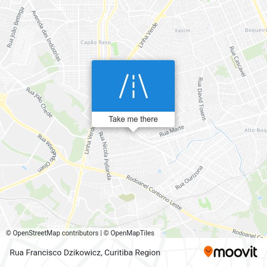 Rua Francisco Dzikowicz map