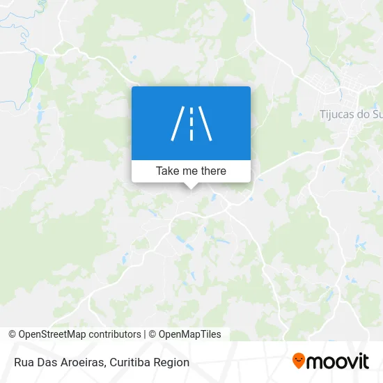 Rua Das Aroeiras map
