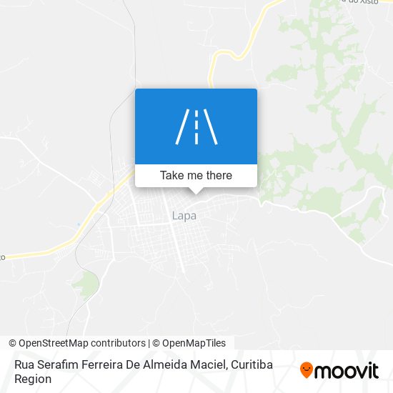 Rua Serafim Ferreira De Almeida Maciel map