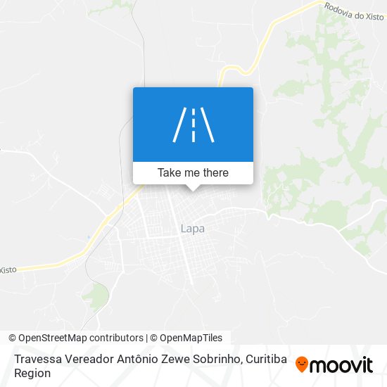 Mapa Travessa Vereador Antônio Zewe Sobrinho