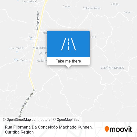 Rua Filomena Da Conceição Machado Kuhnen map