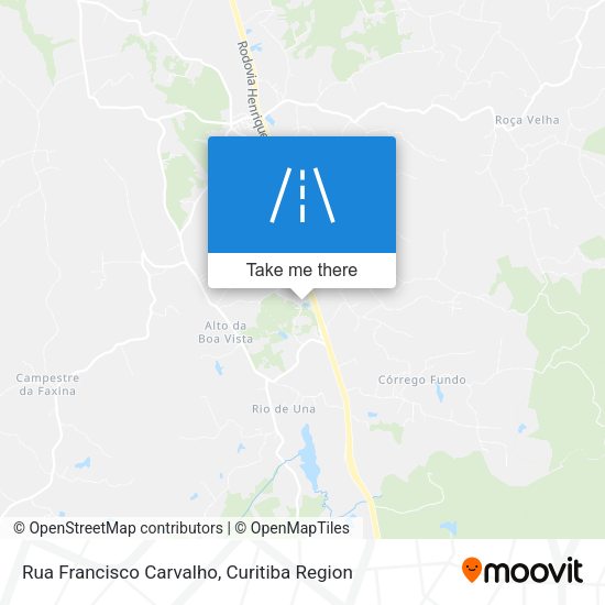 Rua Francisco Carvalho map