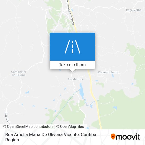 Rua Amélia Maria De Oliveira Vicente map