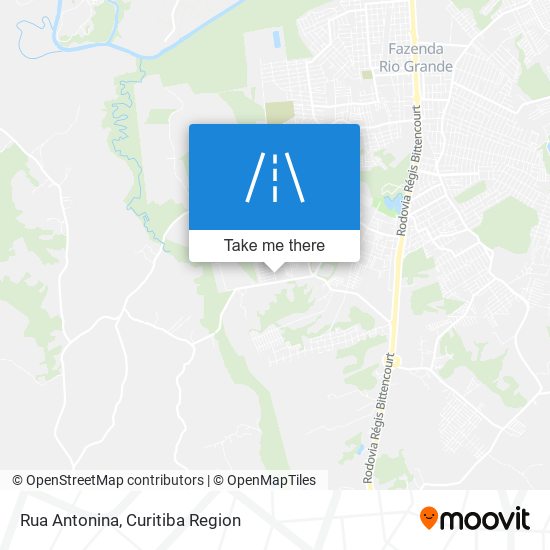 Rua Antonina map