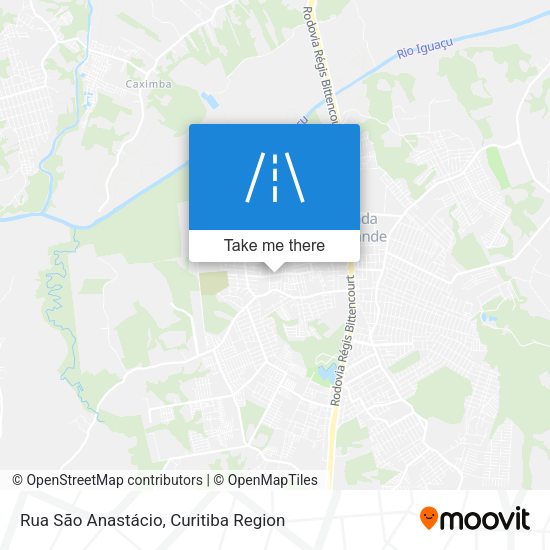Rua São Anastácio map