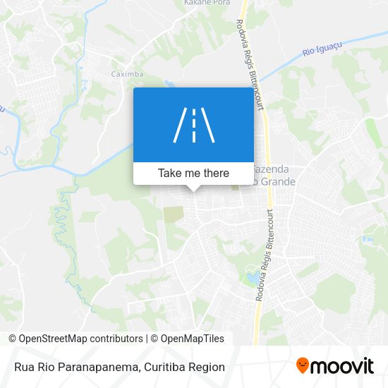Rua Rio Paranapanema map