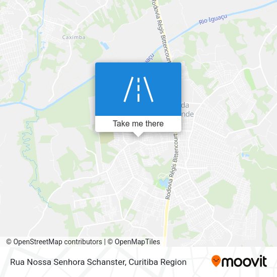 Rua Nossa Senhora Schanster map
