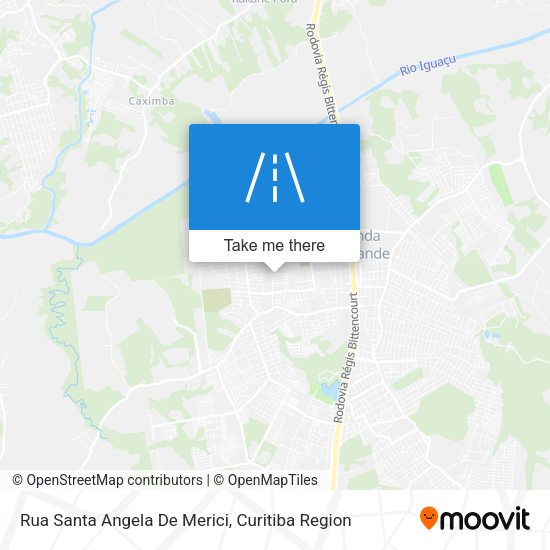 Rua Santa Angela De Merici map