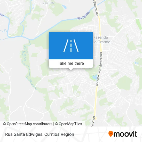 Rua Santa Edwiges map
