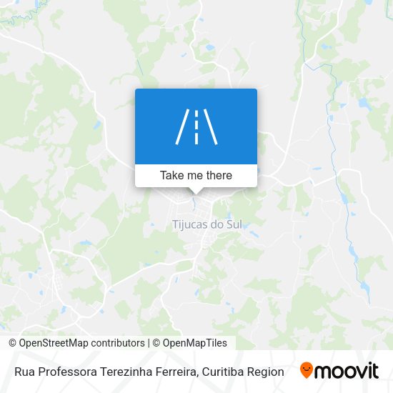 Rua Professora Terezinha Ferreira map