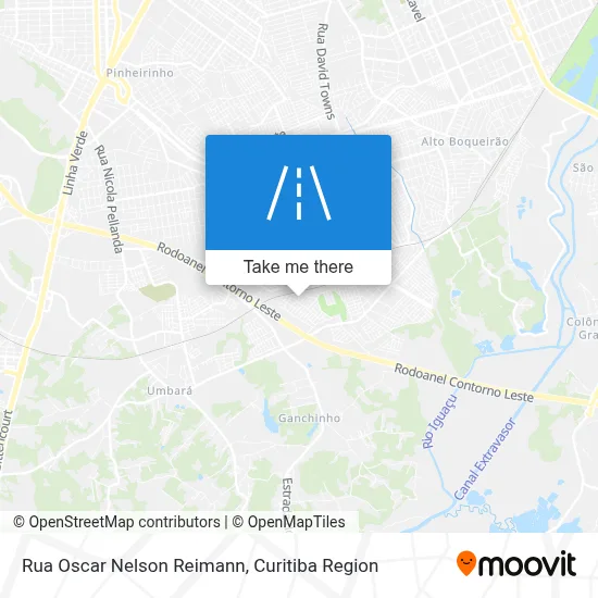 Rua Oscar Nelson Reimann map