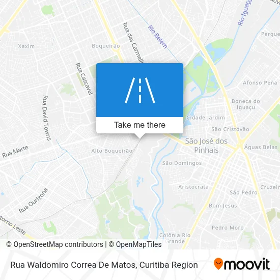 Rua Waldomiro Correa De Matos map